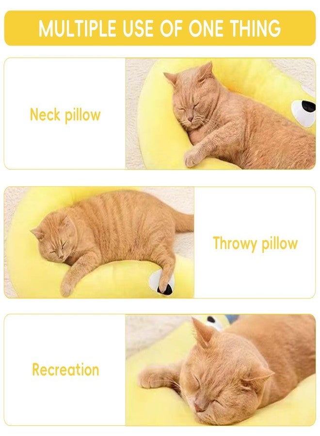 Qpets® Soft Pet Pillow, Cartoon Question Mark Pillow, Soft Plush Stuffed Toy Cushion for Cats and Dogs, Soft Plush Cute Bed Pillow for Rest, Play, or Home Decor, All Seaon Use, S - Image 4